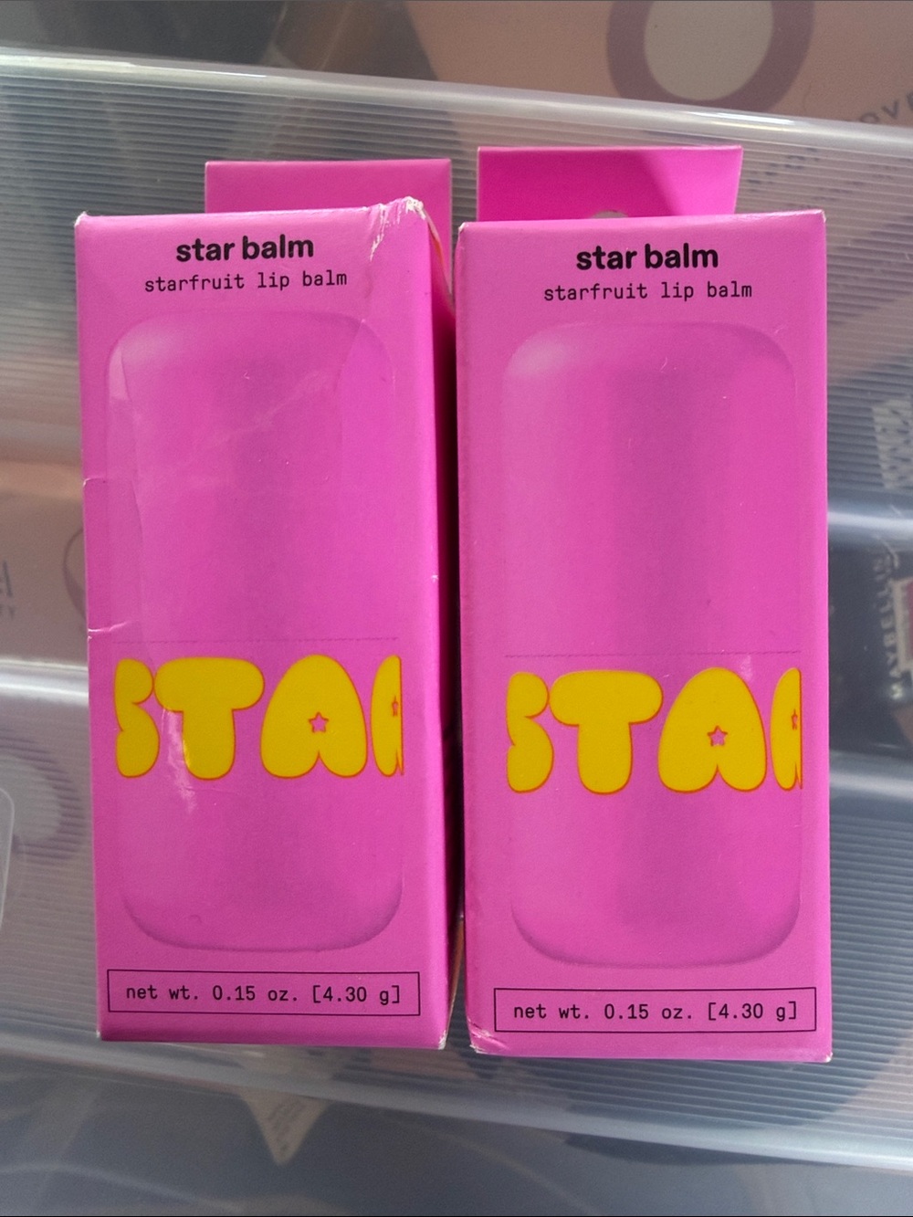 2x Star Balm Starfruit Lip Balm — Pink Hydrating Balm